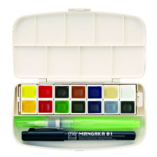 Kuretake Gansai Tambi Watercolour 14 colours set