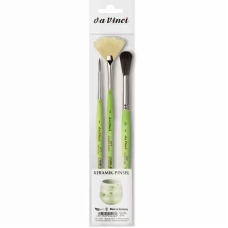 da Vinci FIT 4276 Set of 3 Brushes for Ceramic Painting