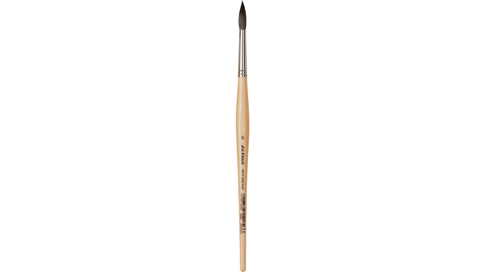 PETIT GRIS PUR Pędzel do farb wodnych da Vinci seria okrągły  5590 Nr8