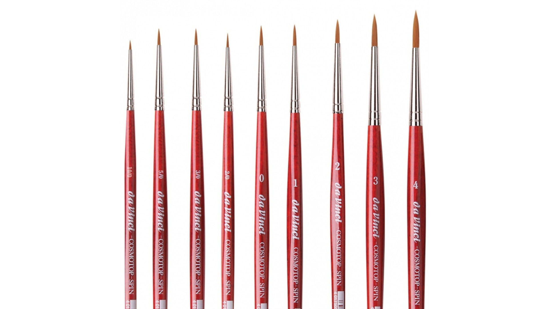 COSMOTOP–SPIN pędzel do farb do akwareli da Vinci okrągły seria 5580 Nr10