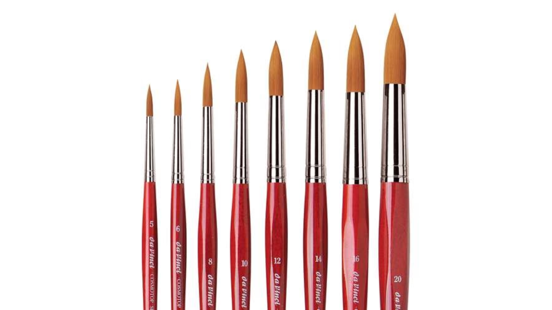 COSMOTOP–SPIN pędzel do akwareli da Vinci seria okrągła 5580 Nr10