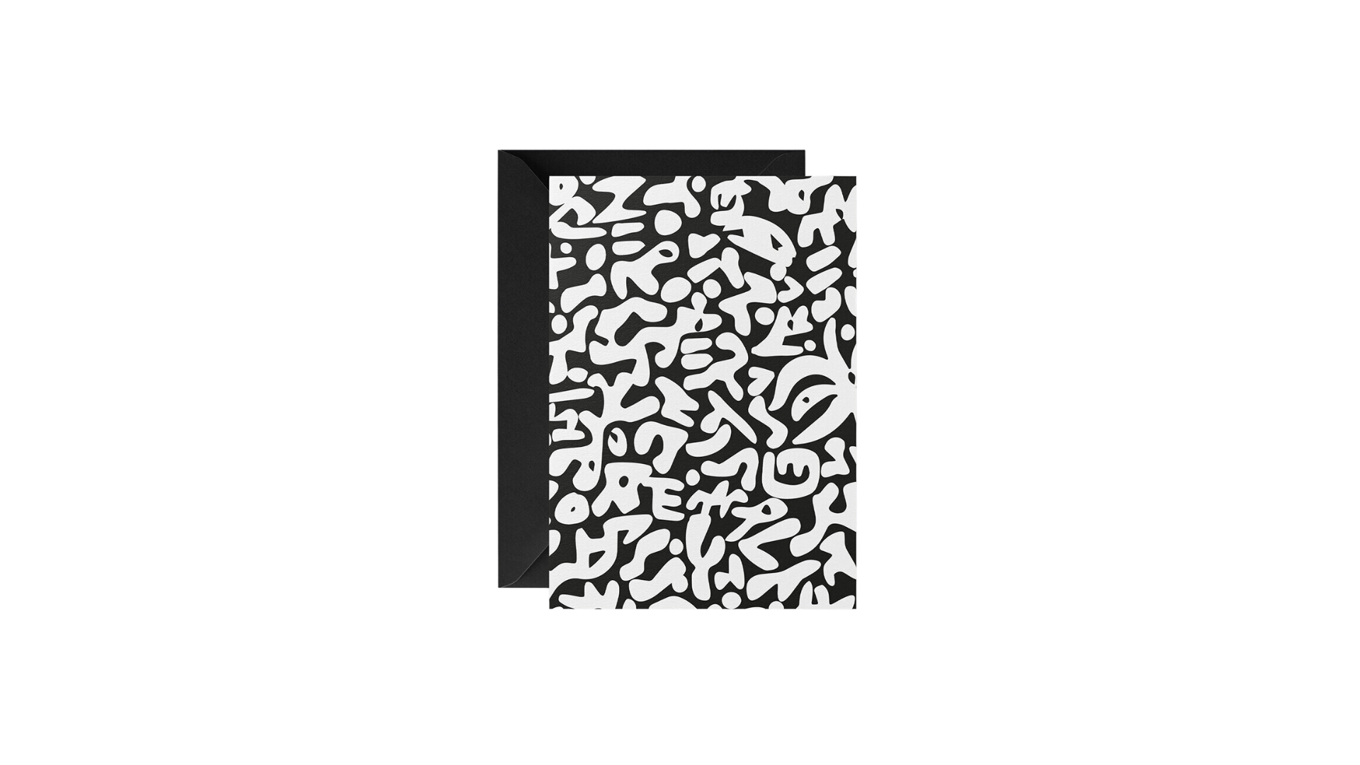 NUUNA Greeting Card Da Da Da – with black envelope