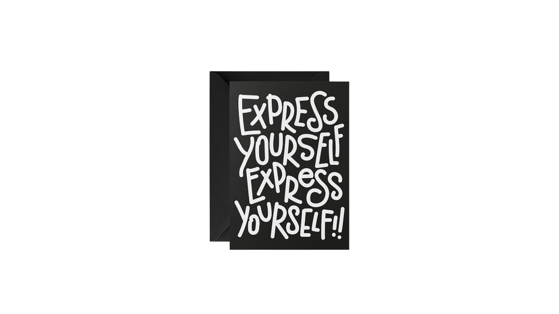 NUUNA Greeting Card Express Yourself – with black envelope