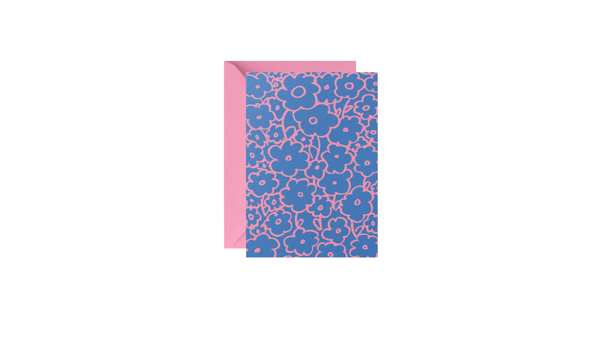 NUUNA Greeting Card Flower Power – with pink envelope