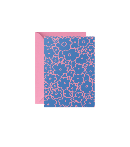NUUNA Greeting Card Flower Power – with pink envelope
