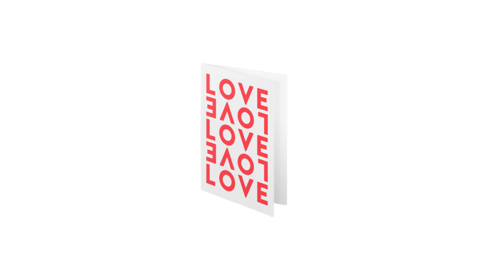 NUUNA Greeting Card Love – with red envelope