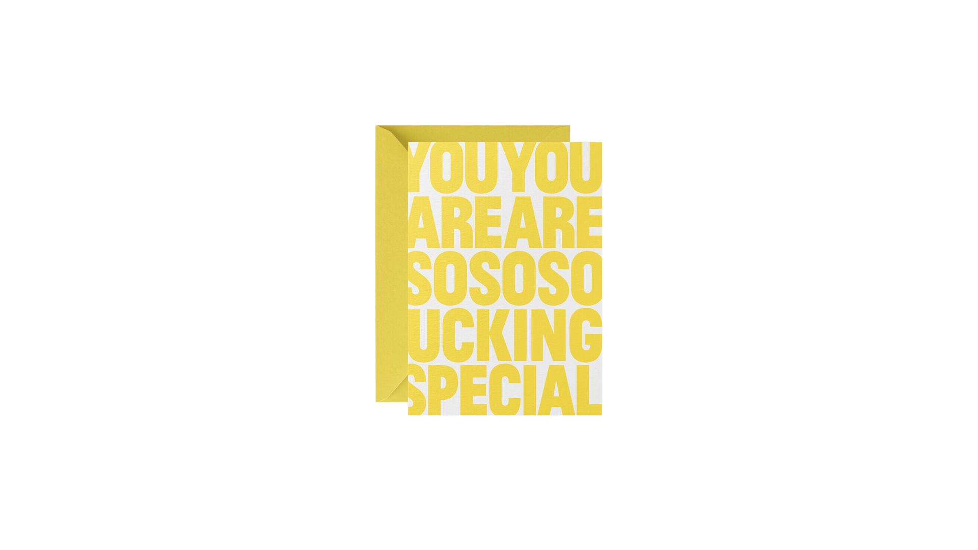 NUUNA Greeting Card You Are So Special – with yellow envelope