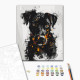 Painting by numbers Brushme "Fire dog" 40x50 cm