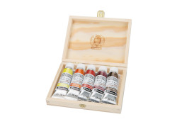 Schmincke Horadam Aquarell Super Granulation set 5x15 ml Volcano, wooden box