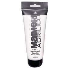 Acrylic paint Maimeri Acrilico Mixing White 200 ml 009