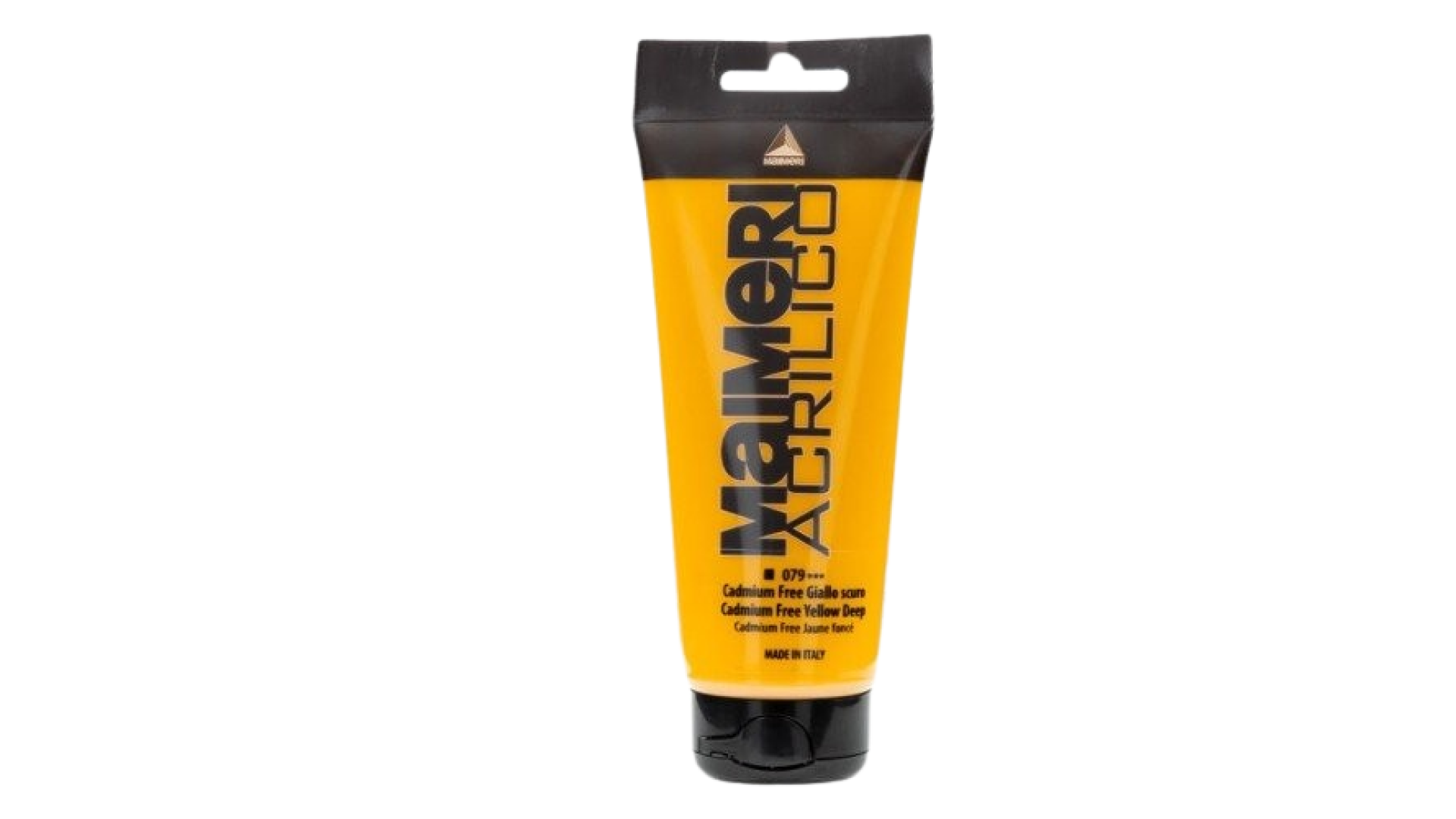 Acrylic paint Maimeri Acrilico Cadmium free yellow deep 200 ml 079