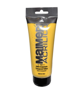 Farba akrylowa Maimeri Acrilico Transparent Yellow 200 ml 122