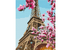 ASTRA ARTEA Paint by Numbers 40 × 50 cm – Eiffel Tower