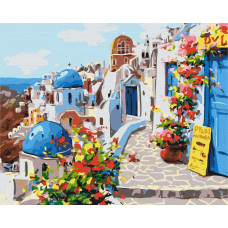 ASTRA ARTEA Paint by Numbers 40 × 50 cm – Magical Santorini