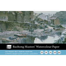 Baohong Masters Choice blok do akwareli ROBERT A WADE 12x18 cm 300 gsm 20 ark 100% bawełna COLD PRESSED