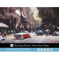 Baohong Masters Choice blok do akwareli ALVARO CASTAGNET 31x41 cm 300 gsm 20 ark 100% bawełna COLD PRESSED