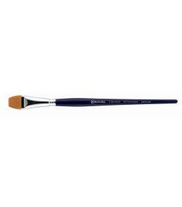 Watercolour brush Escoda CHRONOS Series 1352 Size 1/2" Synthetic fibres/sable mix flat