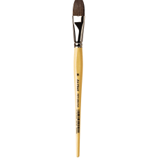 da Vinci PETIT GRIS PUR SQUIRREL Watercolour brush flat seria 991 Nr16