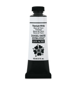 GOUACHE DANIEL SMITH EXTRA FINE Titanium White 15ml