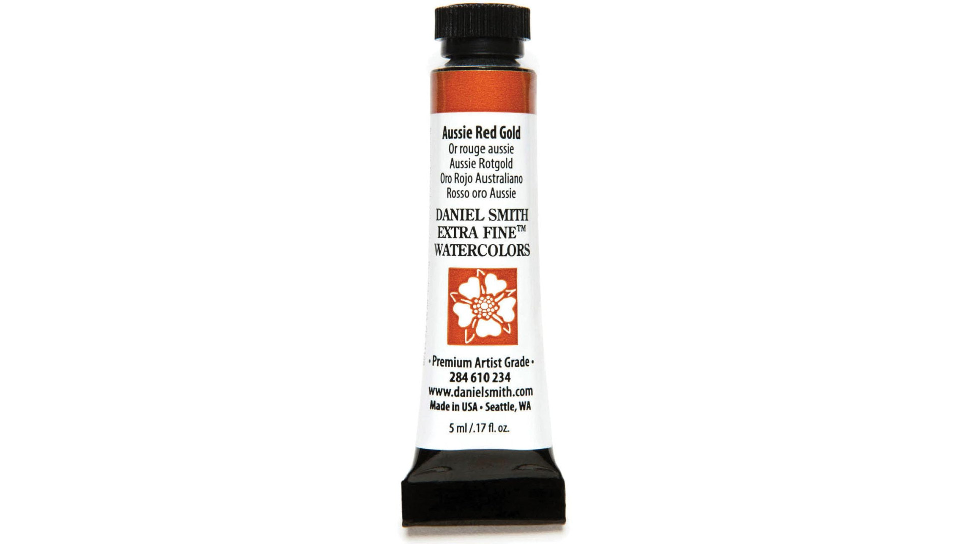 WATERCOLOUR PAINT DANIEL SMITH EXTRA FINE Aussie Red Gold 5ml