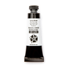 GOUACHE DANIEL SMITH EXTRA FINE Lamp Black 15ml