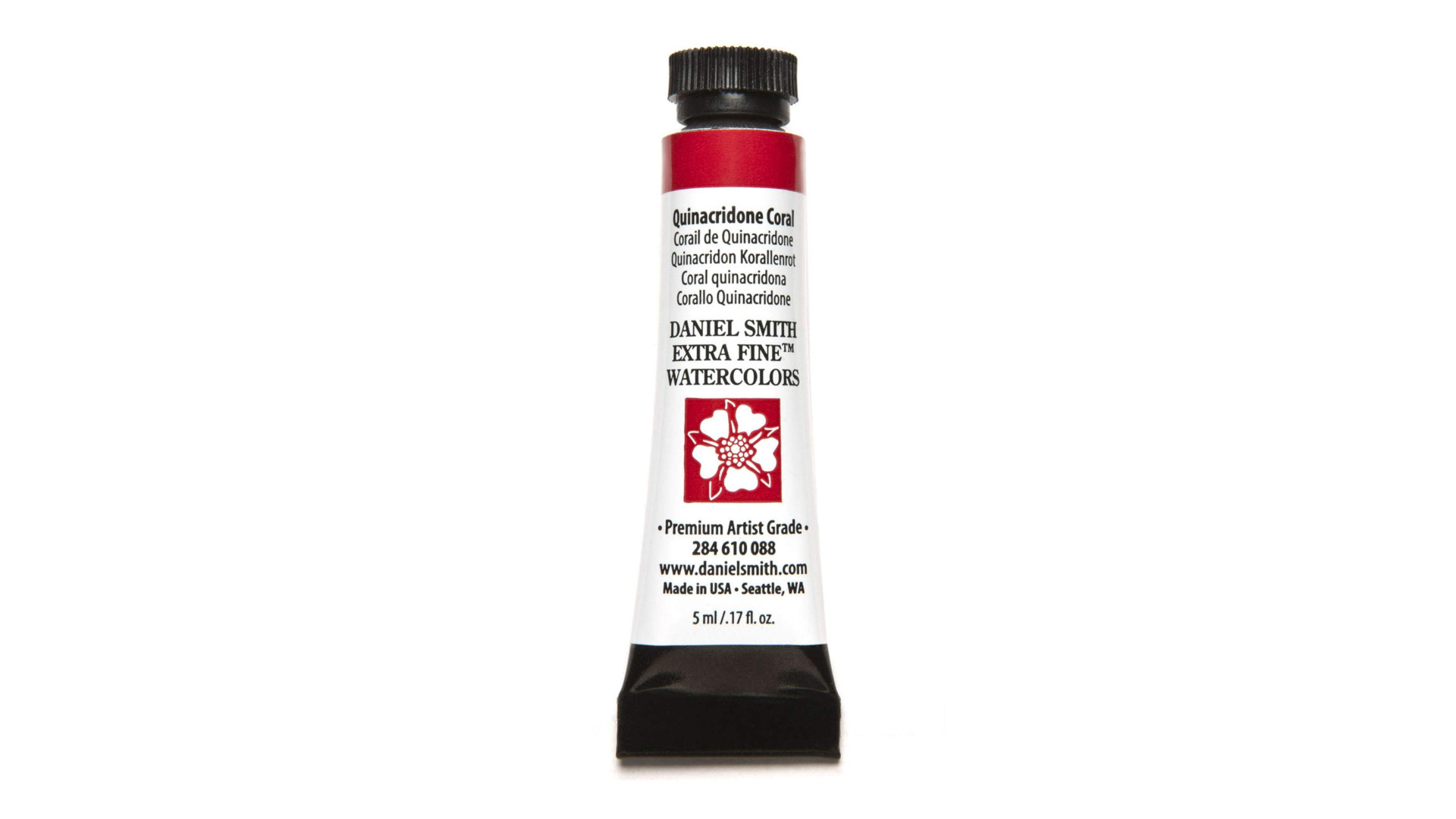 WATERCOLOUR PAINT DANIEL SMITH EXTRA FINE Quinacridone Coral 5ml