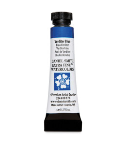 WATERCOLOUR PAINT DANIEL SMITH EXTRA FINE Verditer Blue 5ml