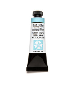 WATERCOLOUR PAINT DANIEL SMITH EXTRA FINE Cobalt Teal Blue 15ml