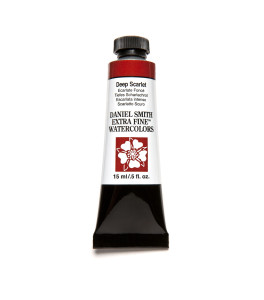 WATERCOLOUR PAINT DANIEL SMITH EXTRA FINE Deep Scarlet 15ml