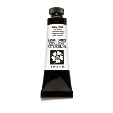 Farba akwarelowa DANIEL SMITH EXTRA FINE Ivory Black 15ml