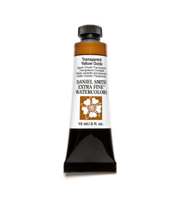 WATERCOLOUR PAINT DANIEL SMITH EXTRA FINE Transparent Yellow Oxide 15ml