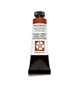WATERCOLOUR PAINT DANIEL SMITH EXTRA FINE Italian Deep Ochre 15ml
