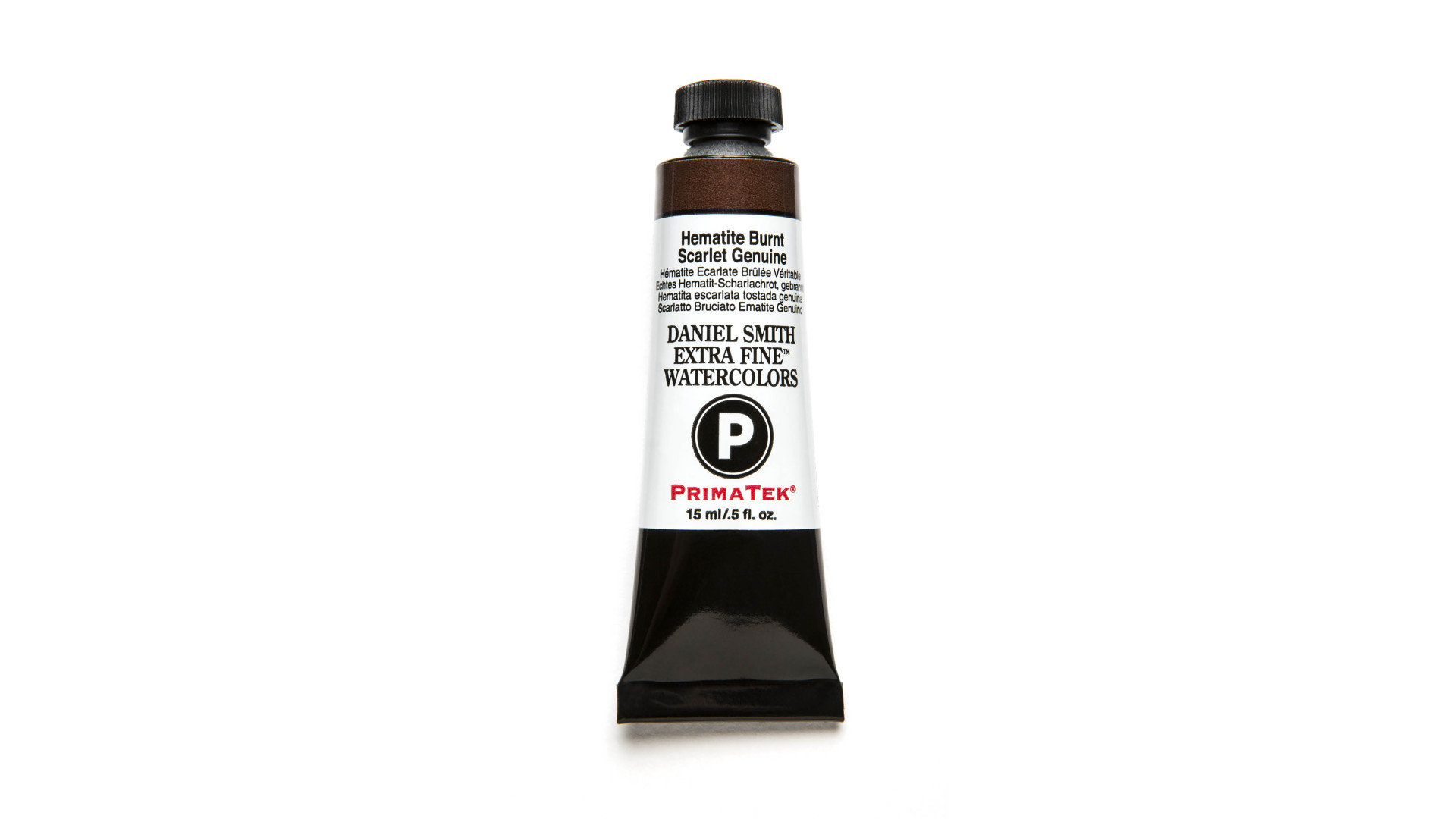 WATERCOLOUR PAINT DANIEL SMITH EXTRA FINE Hematite Burnt Scarlet Genuine (Primatek) 15ml