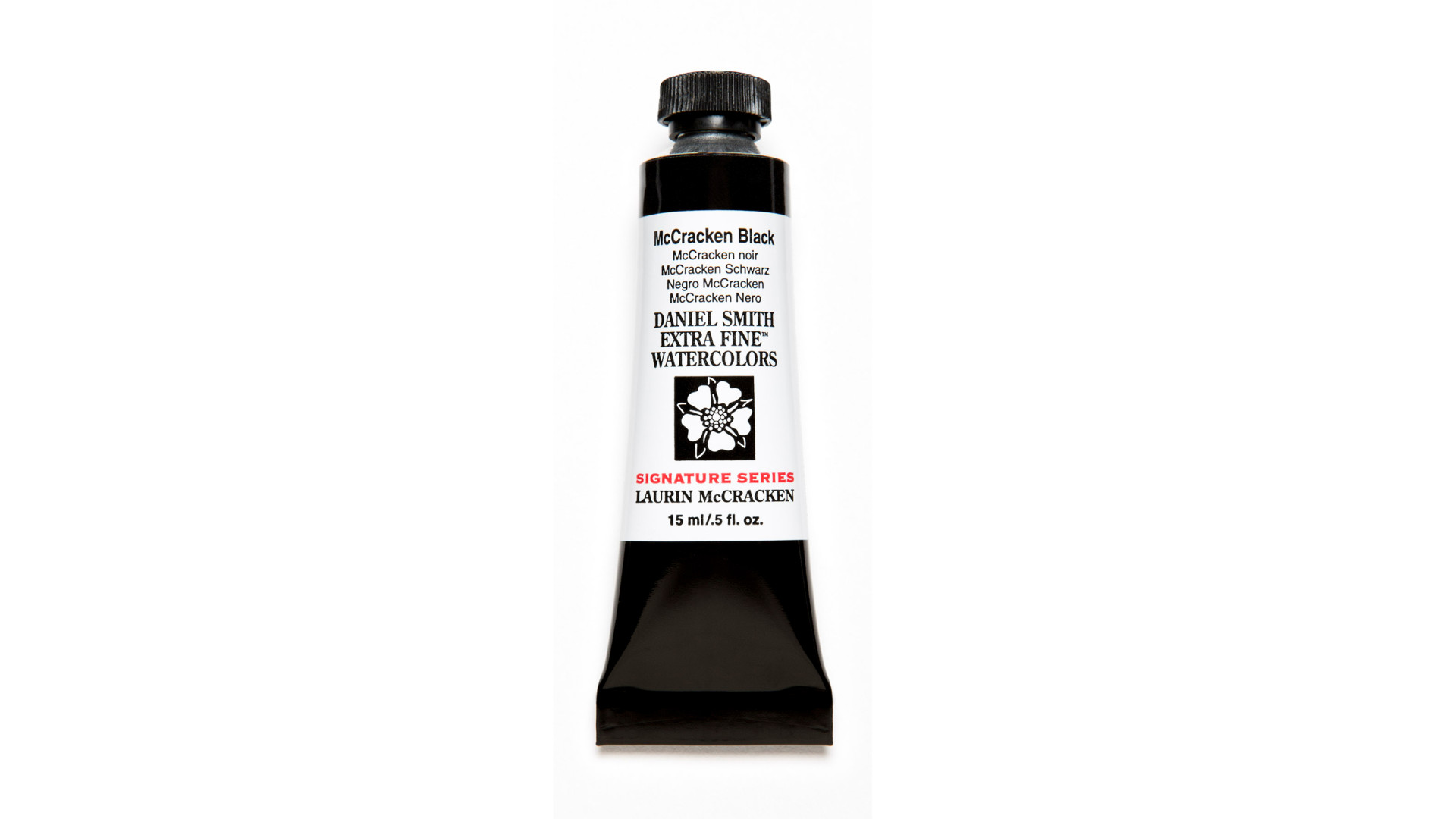 WATERCOLOUR PAINT DANIEL SMITH EXTRA FINE McCracken Black 15ml