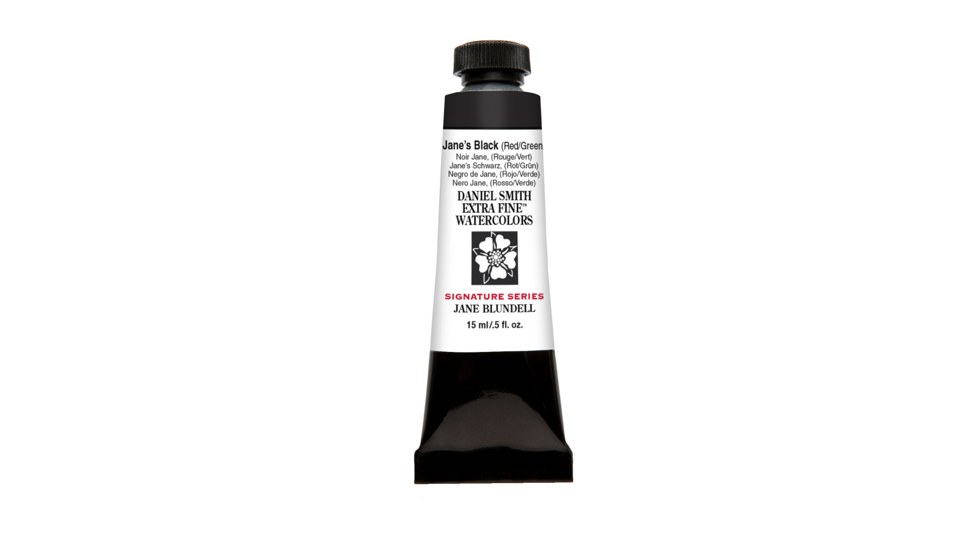 Farba akwarelowa DANIEL SMITH EXTRA FINE Black (Red/Green) 15ml