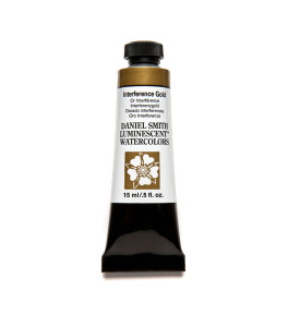 WATERCOLOUR PAINT DANIEL SMITH EXTRA FINE Interference Gold (Luminescent) 15ml