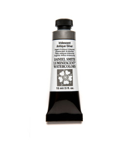WATERCOLOUR PAINT DANIEL SMITH EXTRA FINE Iridescent Antique Silver (Luminescent) 15ml