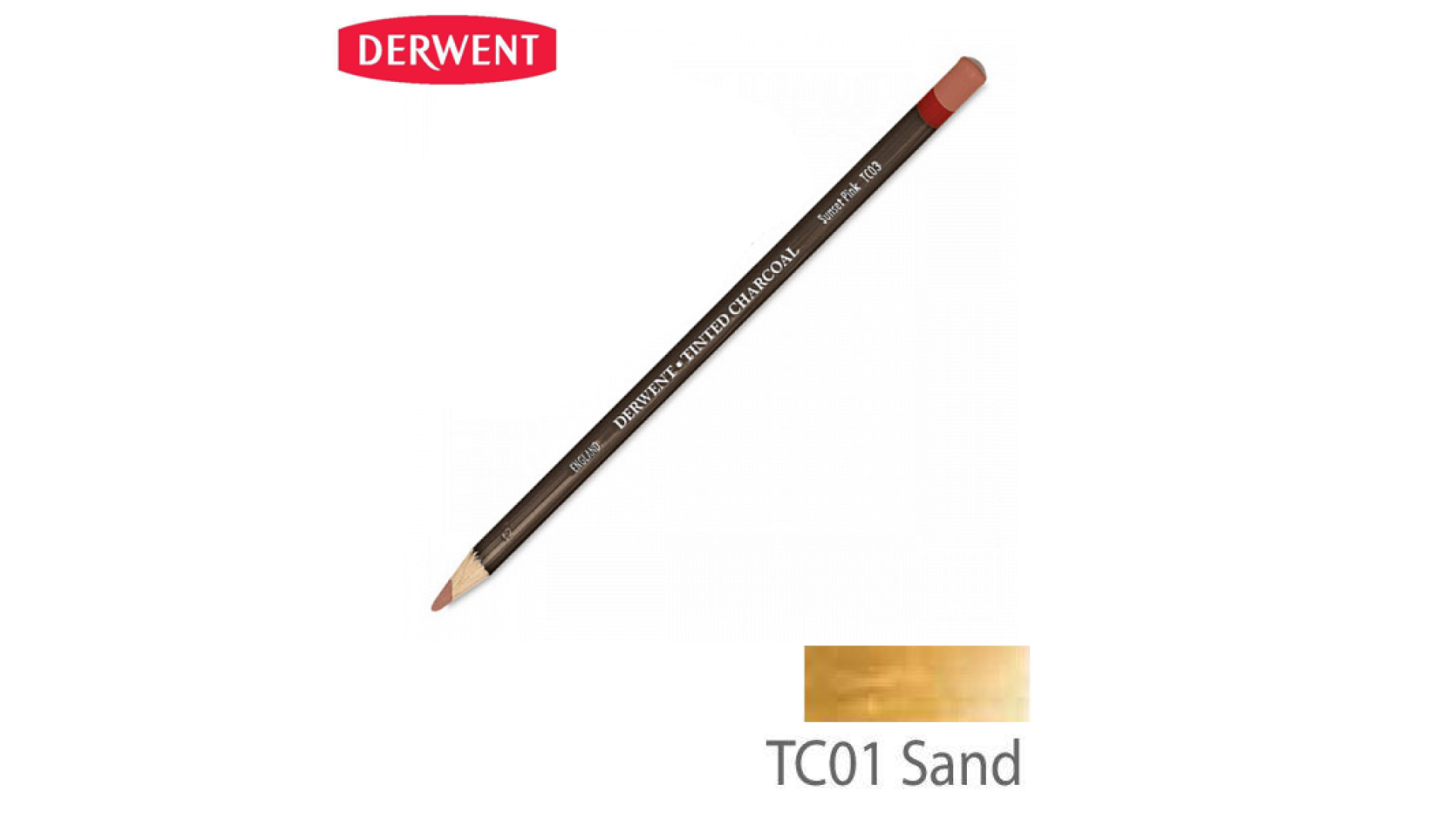 Derwent CHARCOAL pencil SAND TC01