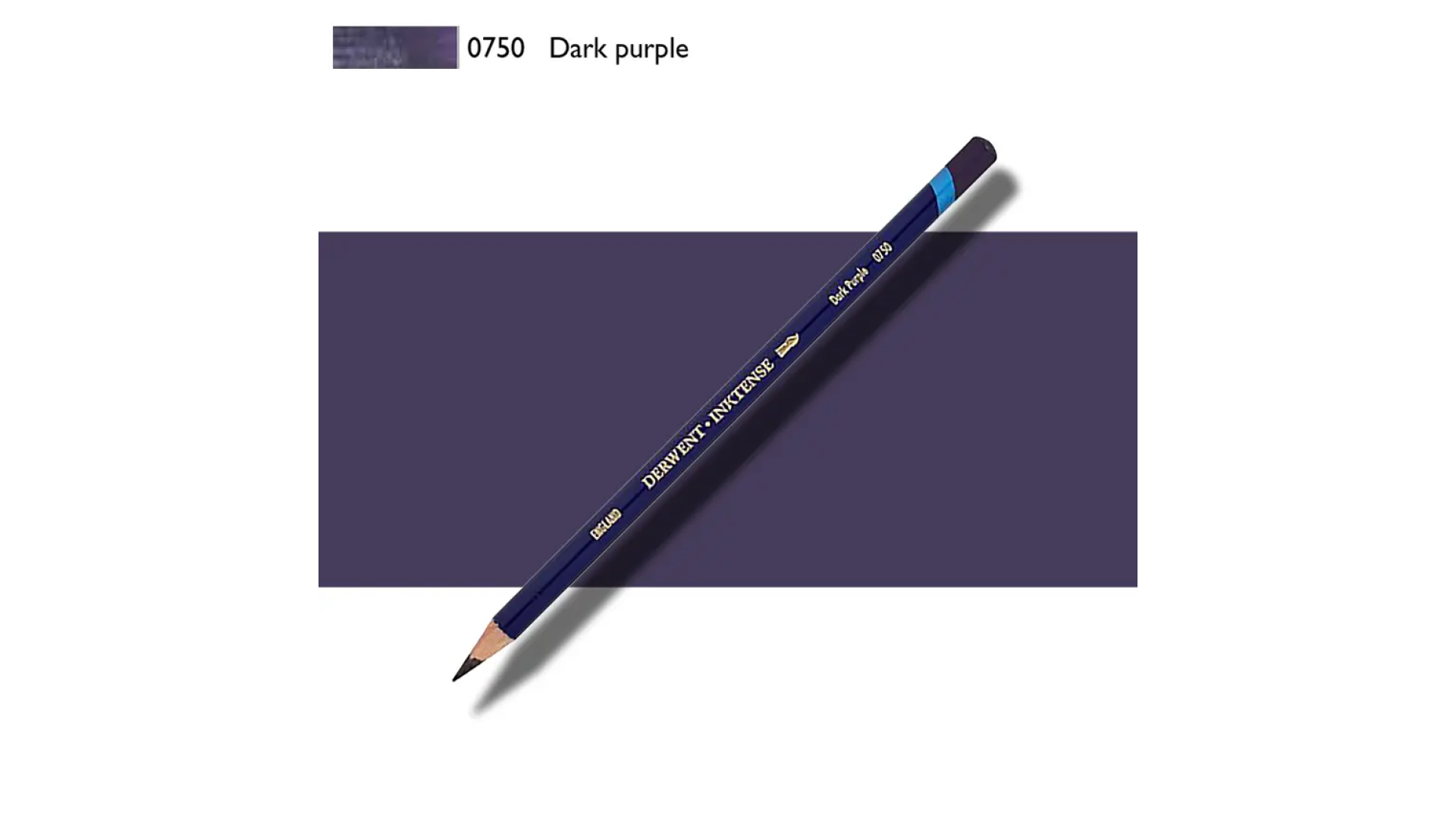 Derwent Inktense pencil DARK PURPLE 0750