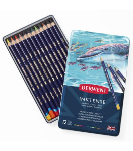 Derwent Komplet kredek INKTENSE 12 kolorów w kasetce