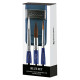 Brush set Escoda BLUE SYNTHETIC TRAVEL BRUSH SET