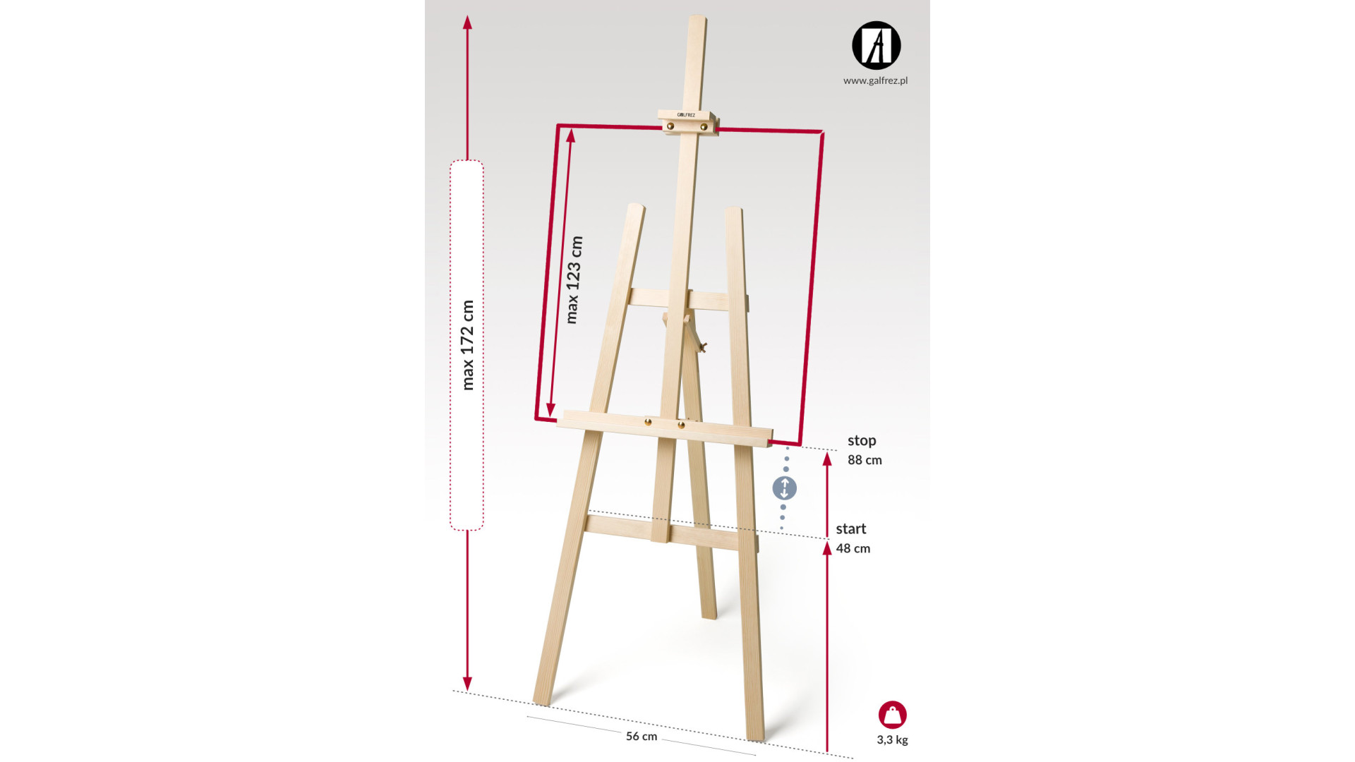 Galfrez Sztaluga model Tripod