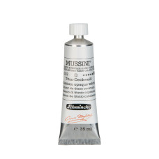 Oil paint Schmincke Mussini titanium opaque white substitute 35 ml. 103