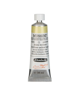 Oil paint Schmincke Mussini brilliant yellow light substitute 35 ml. 224