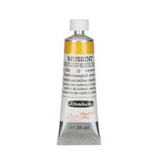 Oil paint Schmincke Mussini cadmium yellow medium substitute 35 ml. 228