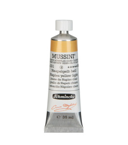 Oil paint Schmincke Mussini Naples yellow light substitute 35 ml. 231