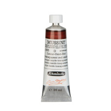 Oil paint Schmincke Mussini transparent red oxide substitute 35 ml. 365