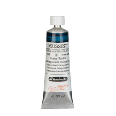 Oil paint Schmincke Mussini transparent turquoise substitute 35 ml. 497