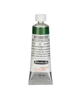 Oil paint Schmincke Mussini chromium oxide green deep substitute 35 ml. 513