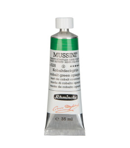 Oil paint Schmincke Mussini cobalt green opaque substitute 35 ml. 528